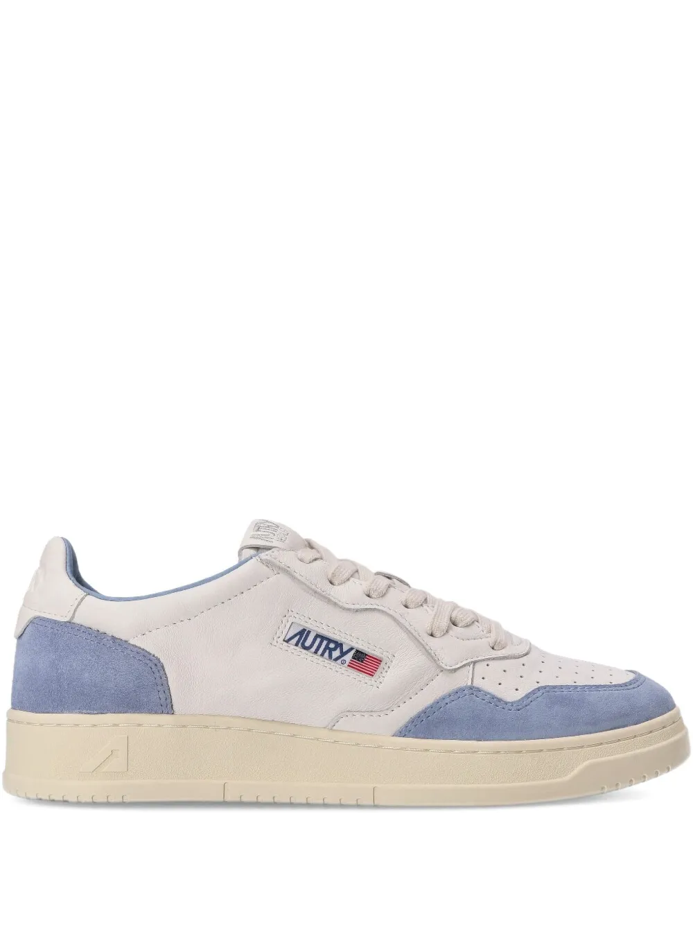 Autry Medalist geperforeerde sneakers Wit