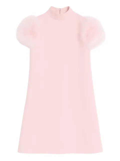 Valentino Garavani فستان ميني 'كريب كوتور' بريش