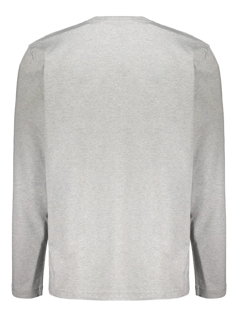 Off-White T-shirt met ronde kraag en lange mouwen - Grijs