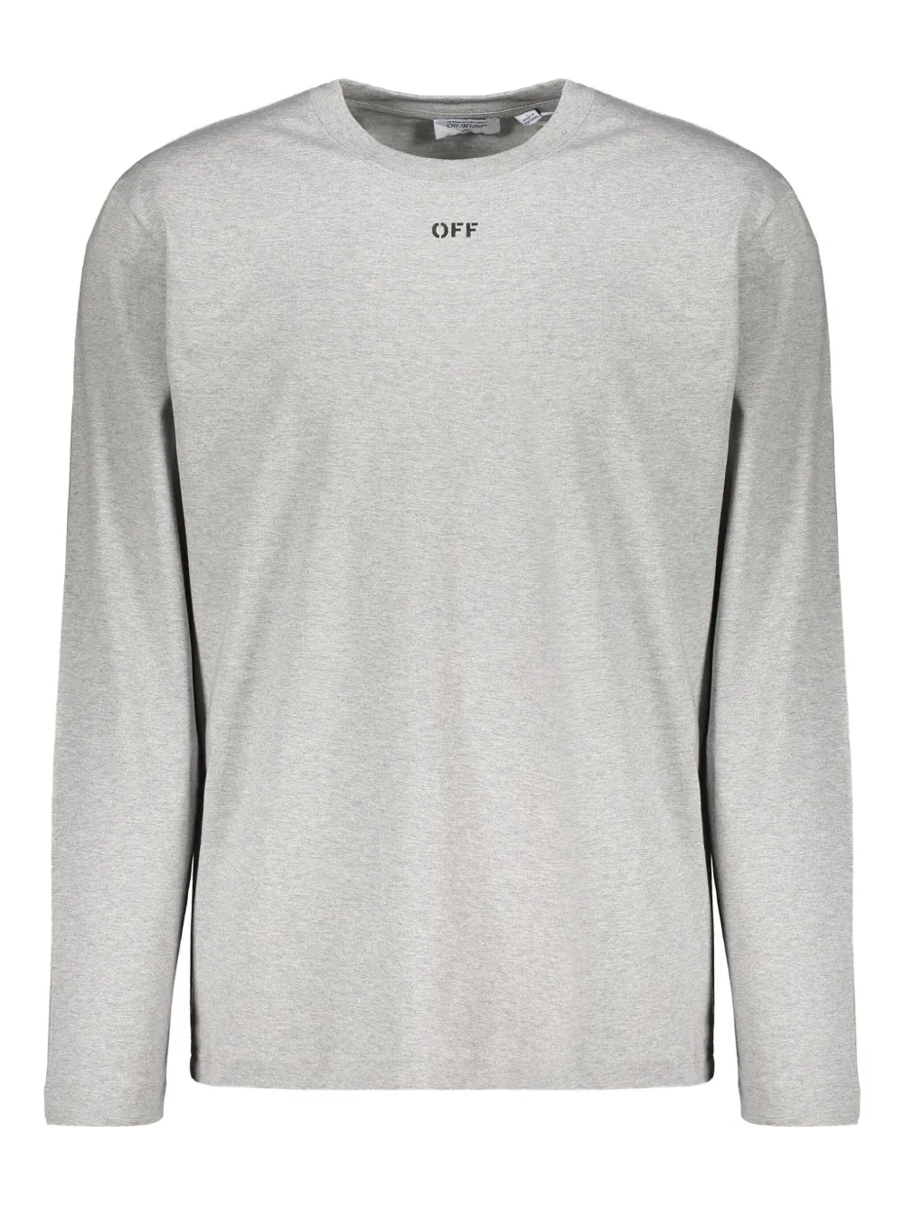 Off-White playera manga larga con cuello redondo | gris | Image 1