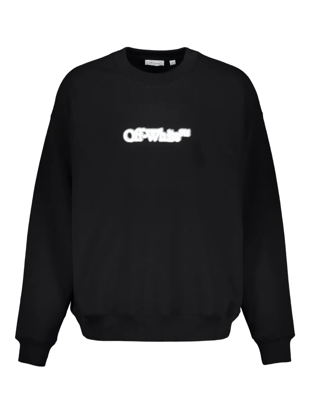 Off-White sudadera con cuello redondo y logo estampado | negro | Image 1