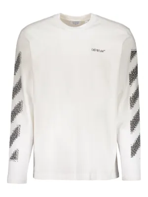 Off-White Caravaggio Arrow Long-Sleeves T-shirt | Purple | FARFETCH PH