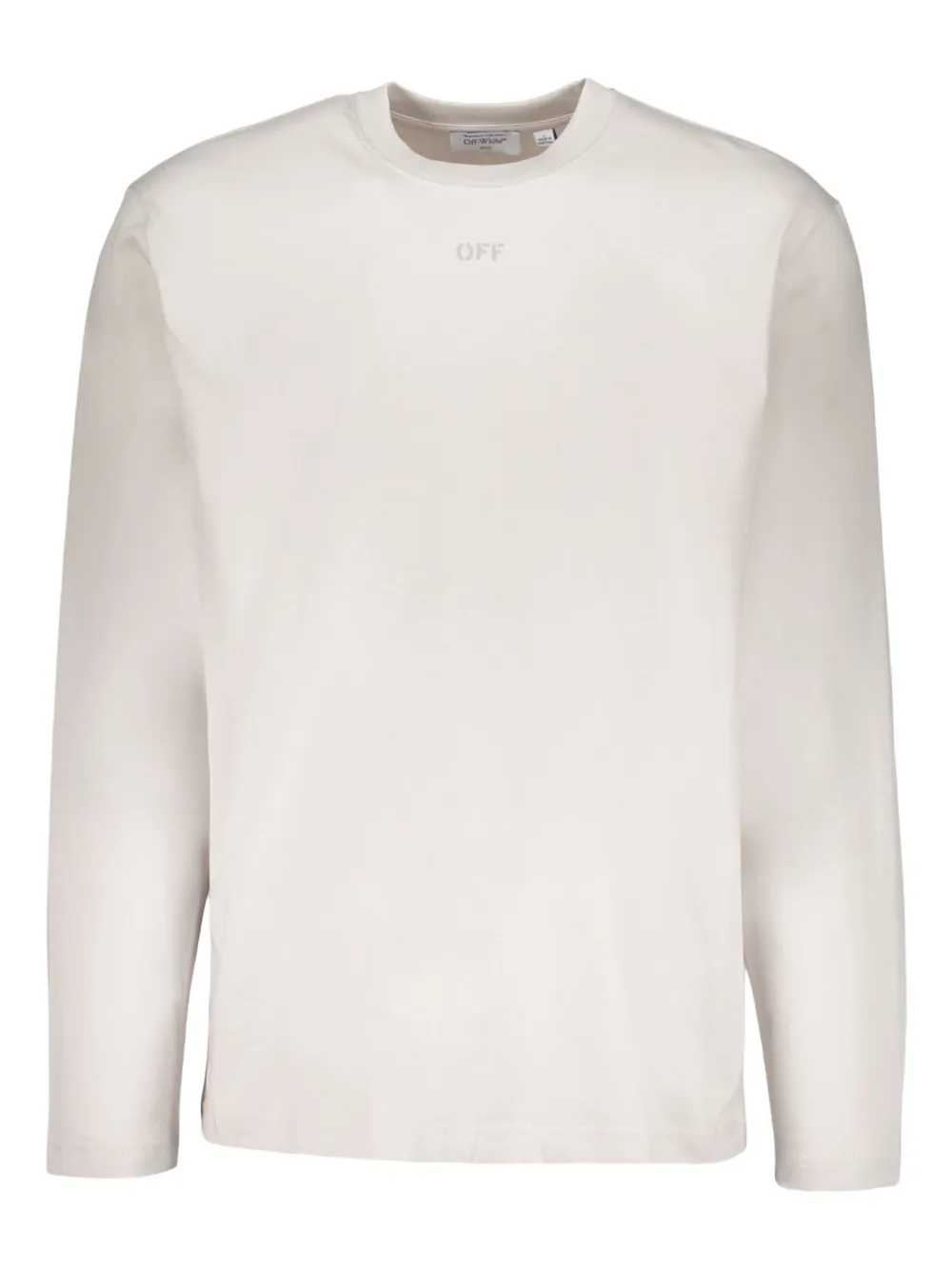 Off-White playera manga larga con cuello redondo | neutro | Image 1