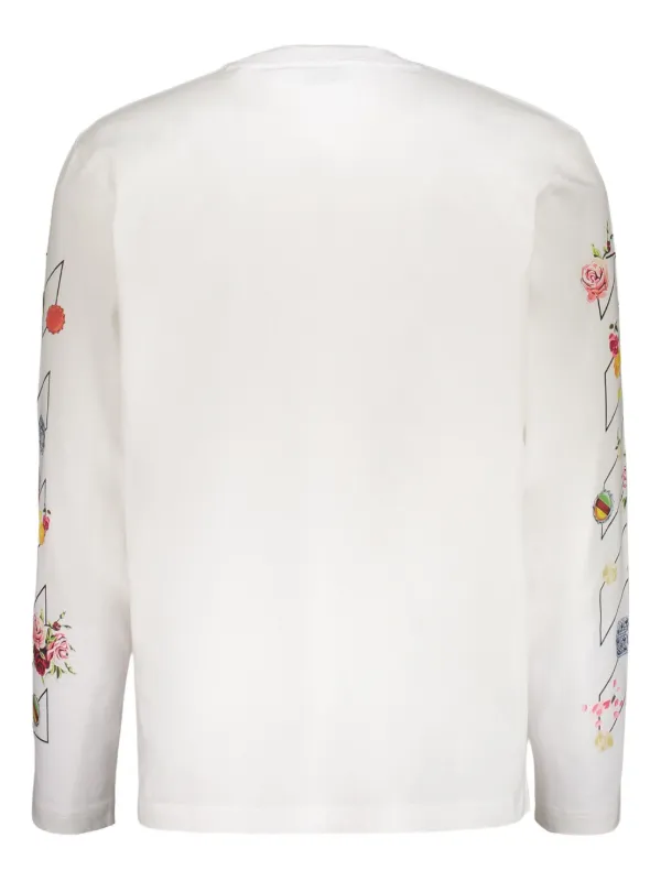Off-White long-sleeve Graphic T-shirt | White | FARFETCH