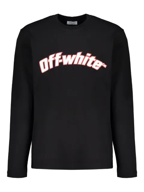 Off-White playera manga larga con estampado gráfico