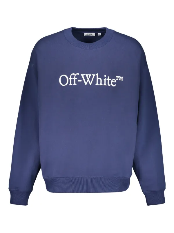 off-white スウェット Off-White プリント スウェットシャツ | ブルー | FARFETCH JP