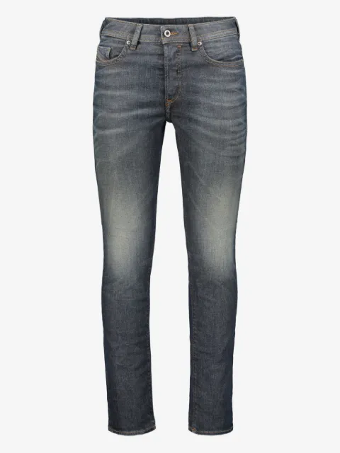 Diesel washed high-waist jeans