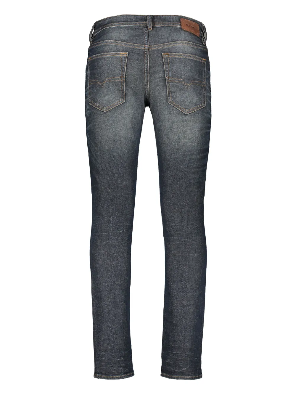 Diesel High-waist jeans met verwassen effect - Blauw