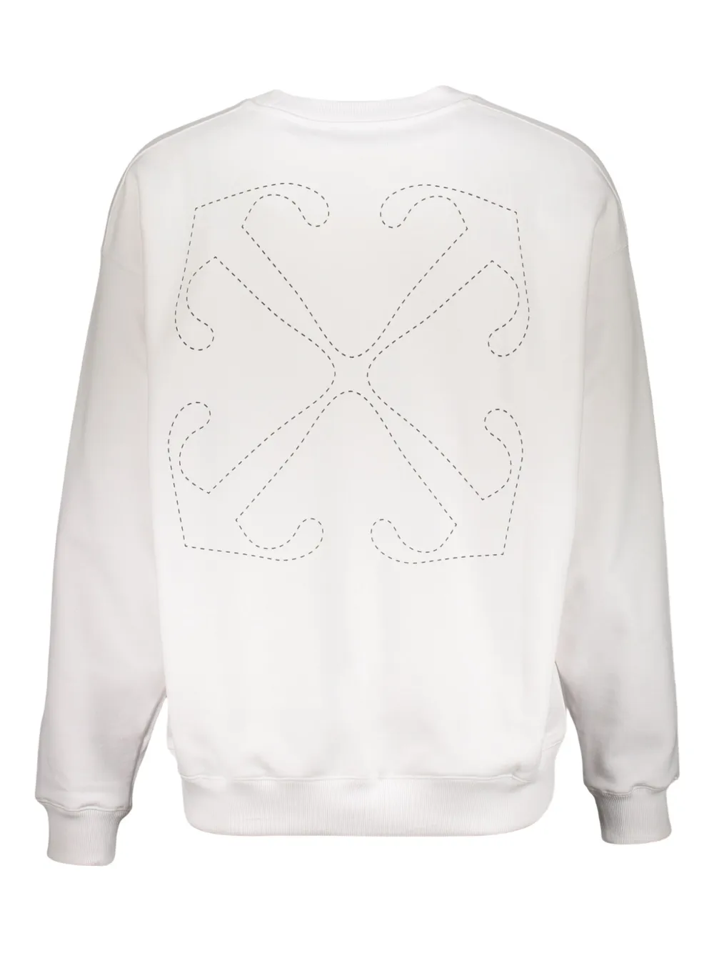 Off-White Sweater met print en lange mouwen - Wit