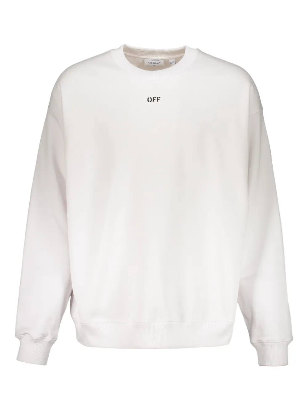 Off-White プリント スウェットシャツ - ホワイト Off-White プリント スウェットシャツ - ホワイト