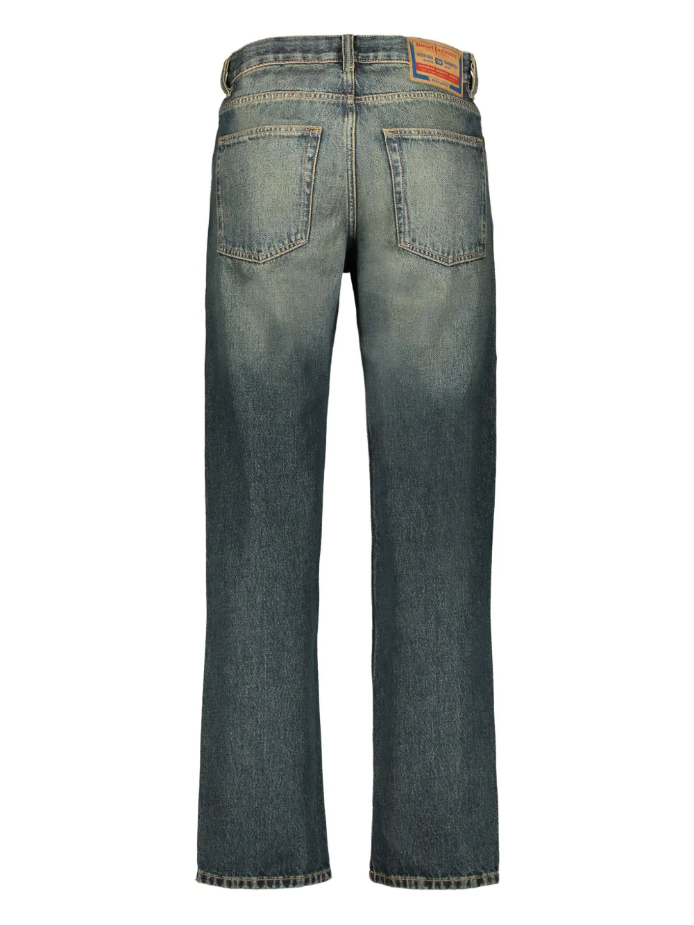 Diesel Straight jeans met vijf zakken - Blauw