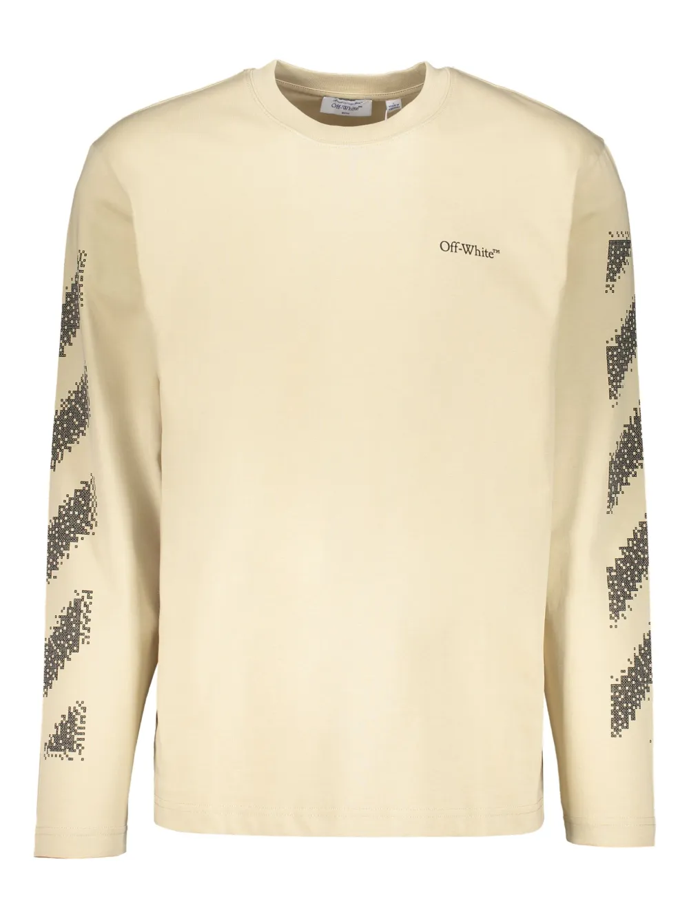 Off-White playera manga larga con estampado gráfico | neutro | Image 1