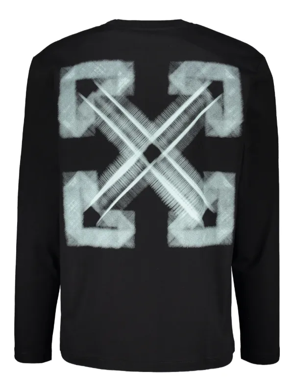 Off-White 黒ロンT Off-White ロングTシャツ | ブラック | FARFETCH JP