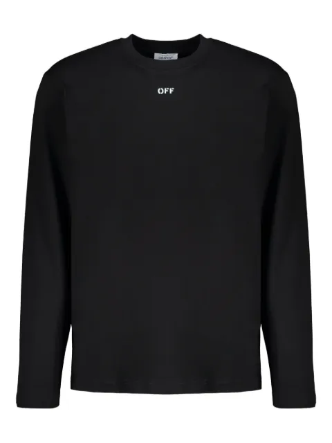 Off-White playera manga larga