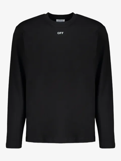 Off-White playera manga larga
