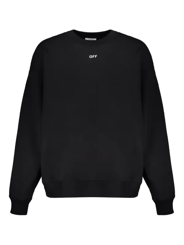 Off-White リブ スウェットシャツ | ブラック | FARFETCH JP