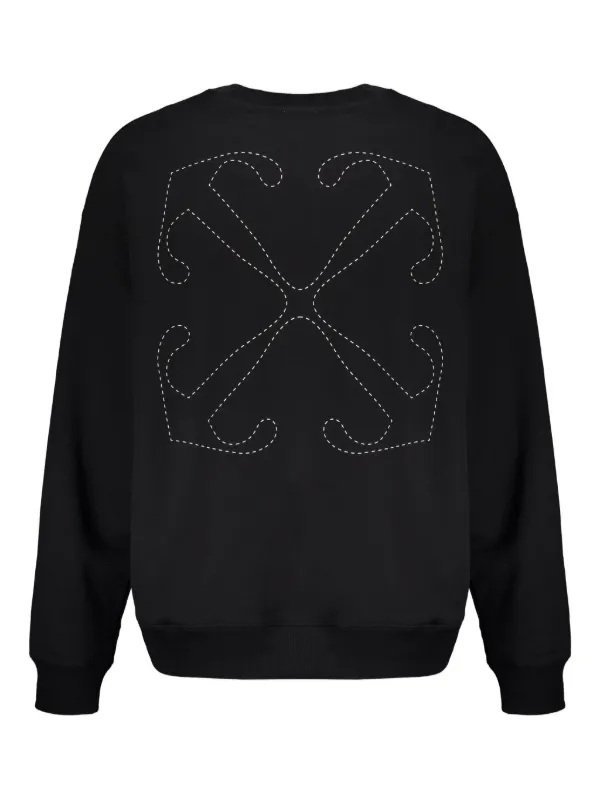 Off-White リブ スウェットシャツ | ブラック | FARFETCH JP