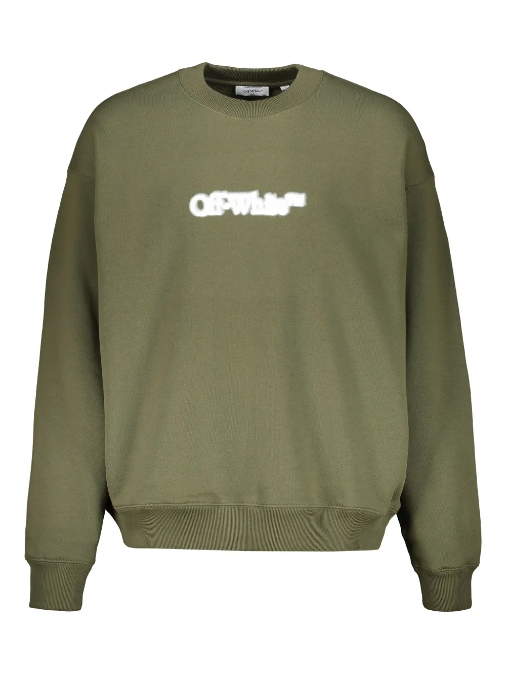 Off-White ロゴ スウェットシャツ - グリーン Off-White ロゴ スウェットシャツ - グリーン