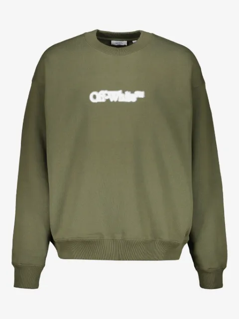 Off-White logo long-sleeved sweatshirt