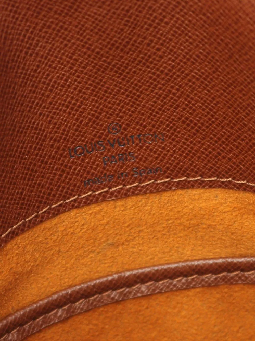 Pre-owned Louis Vuitton 2002 Monogram Musette Salsa Pm Long Strap Crossbody Bag In Brown