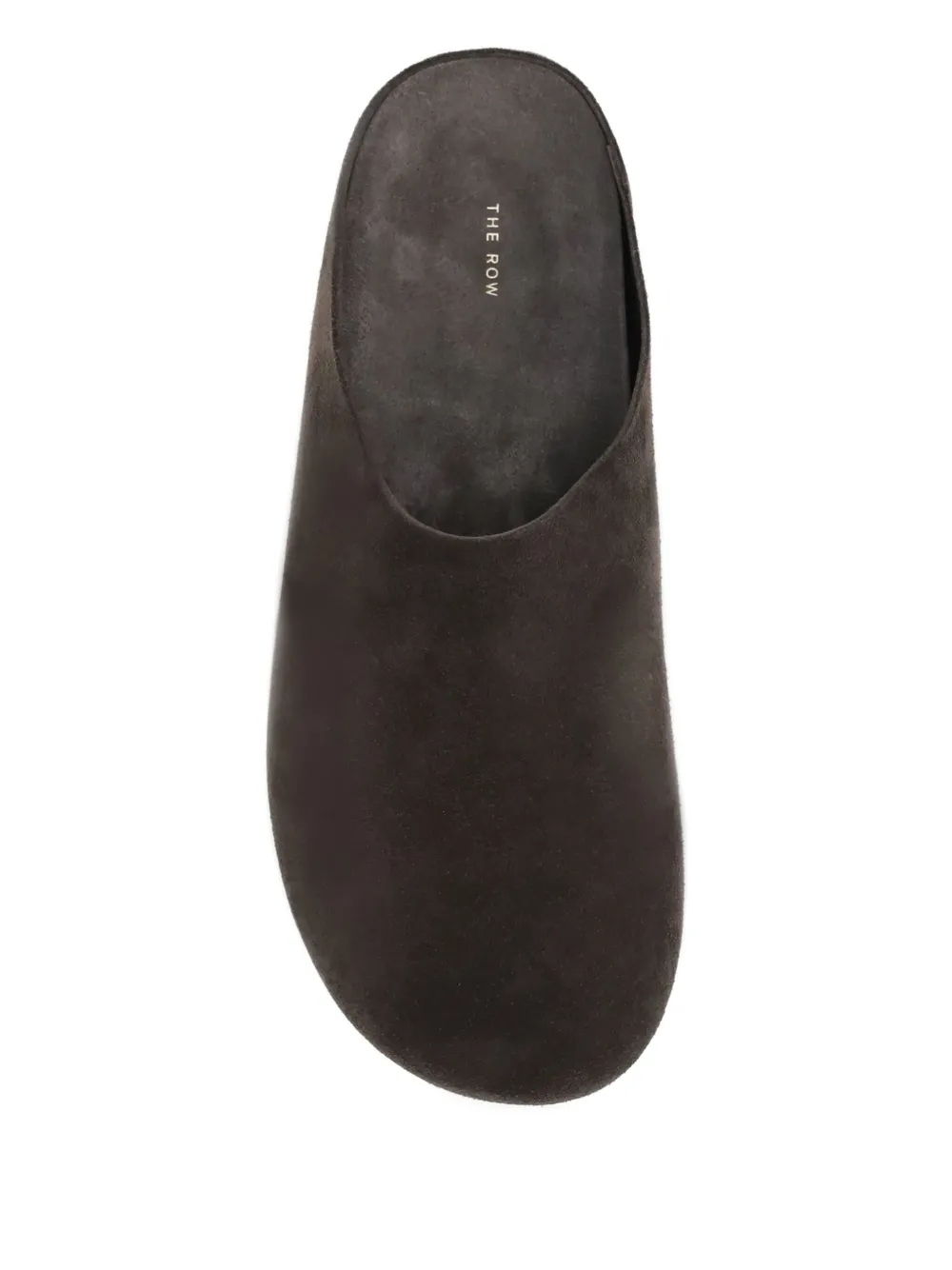 The Row Hudson Round-toe Mules In Brown