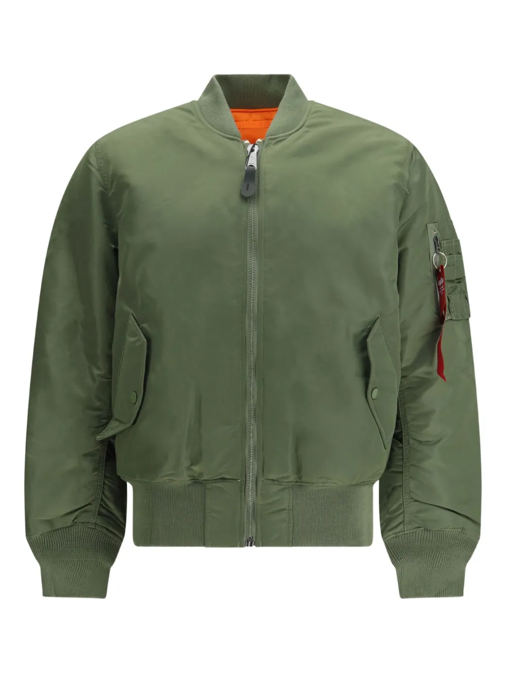 Alpha Industries MA-1 Heritage zip-down jacket - グリーン Alpha Industries MA-1 Heritage zip-down jacket - グリーン