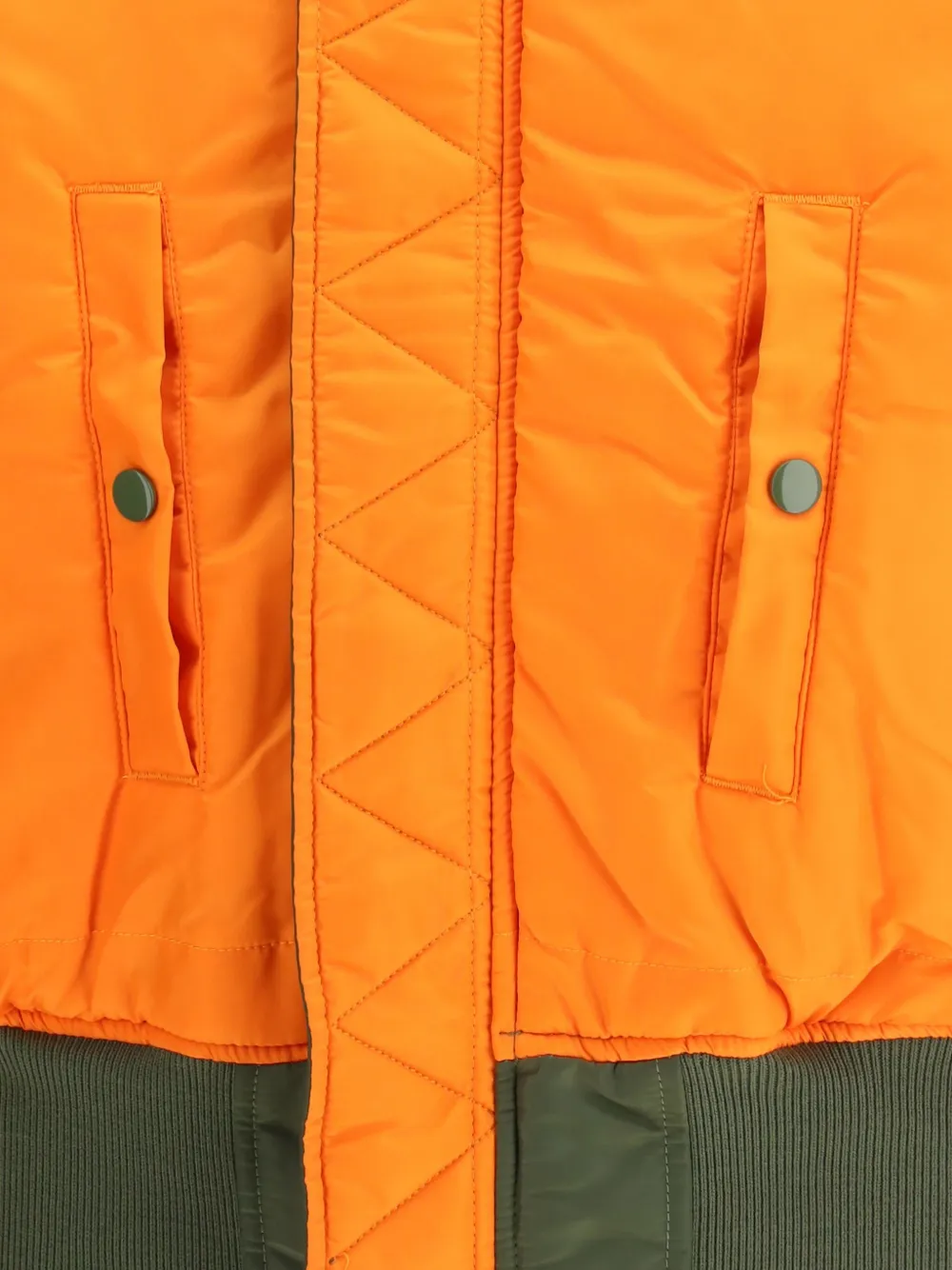 Alpha Industries MA-1 Heritage jack met rits Groen