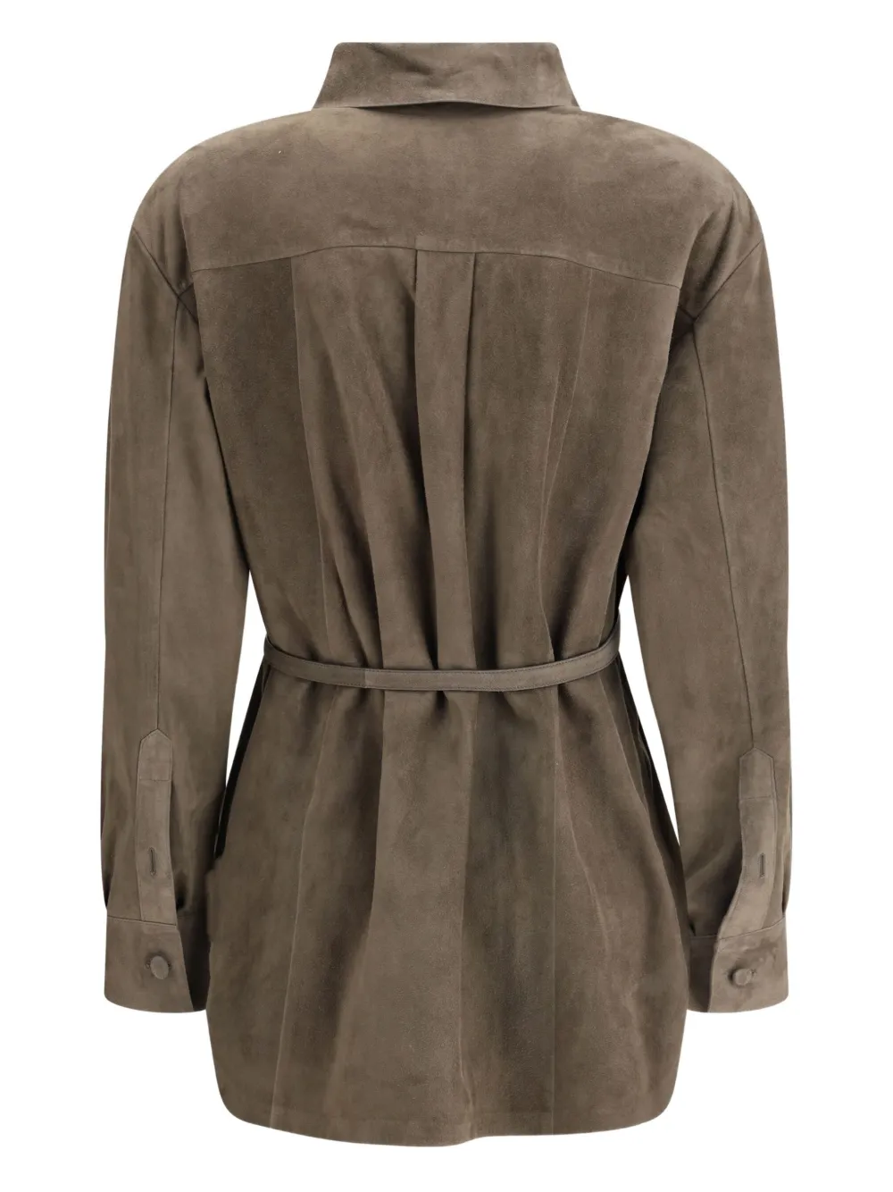 FENDI Suède blouse - Grijs