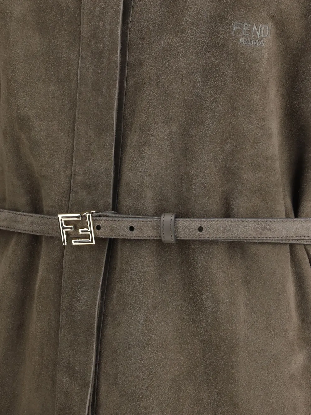 FENDI Suède blouse Grijs