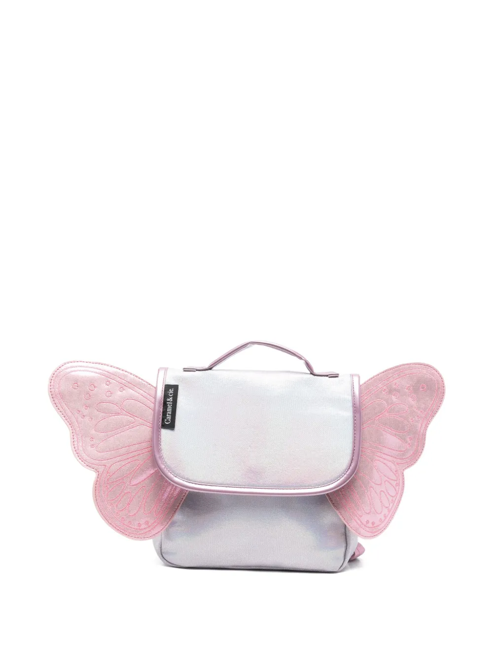 Caramel butterfly backpack | Silver | Image 1