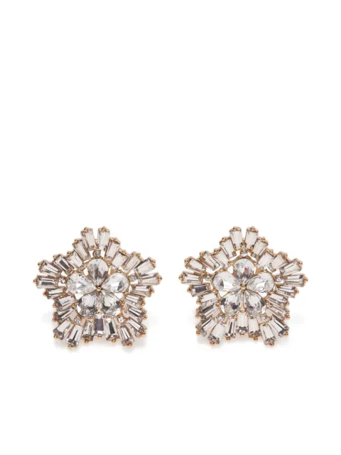 Carolina Herrera crystal snowflake earrings