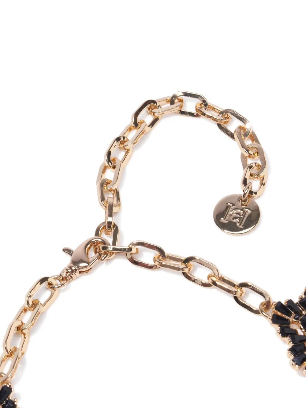 Carolina Herrera Crystal Snowflake Necklace In Black