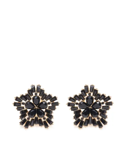 Carolina Herrera crystal snowflake earrings
