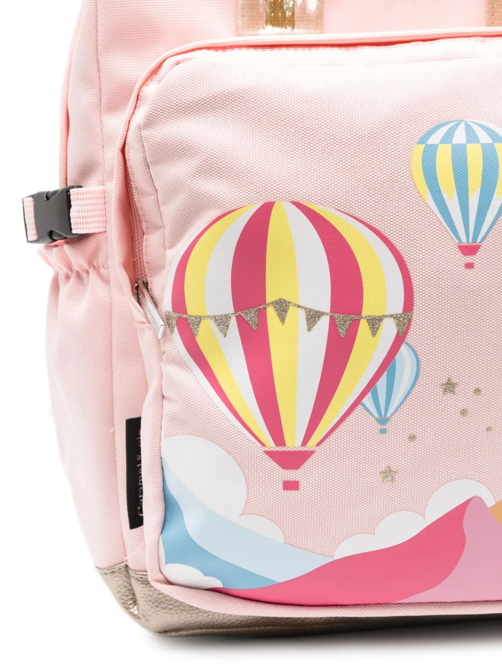 Caramel Rugzak met ballonprint Roze