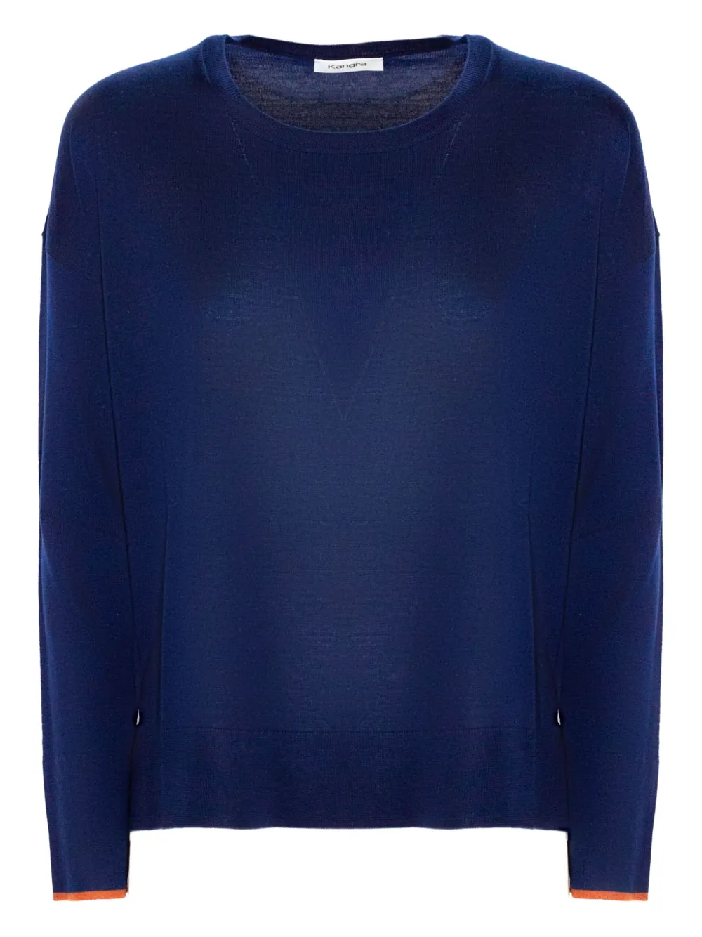 Kangra Cashmere Crew-neck Sweater In Blue
