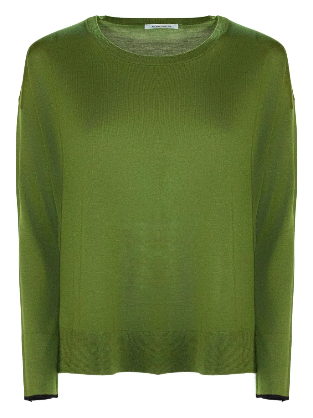 Kangra Cashmere Crew-neck Sweater In Green