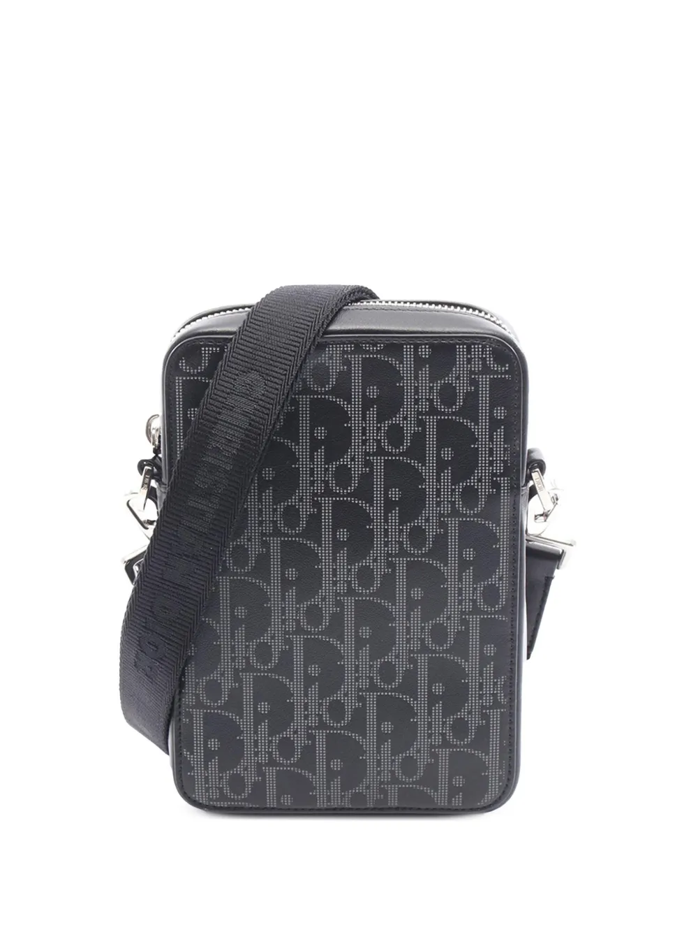 Christian Dior Pre-Owned 2021 Oblique Perforated Calfskin Galaxy World Tour crossbody bag | Black | Image 1