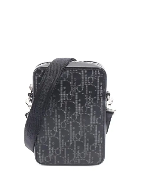 Christian Dior Pre-Owned 2021 Oblique Perforated Calfskin Galaxy World Tour crossbody bag