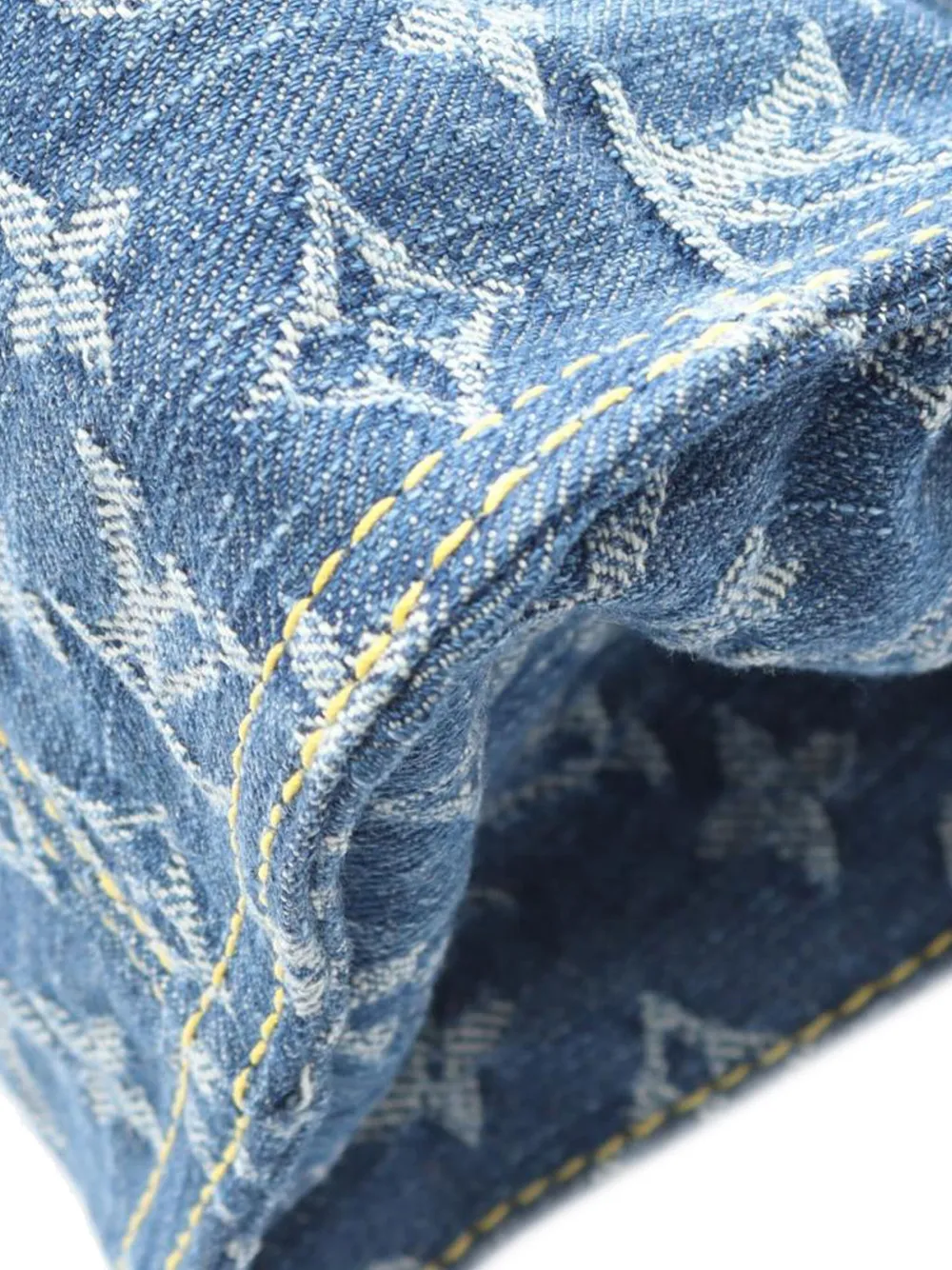 Louis Vuitton Pre-Owned Borsa a tracolla Denim Onthego MM con monogramma 2021-2025 | Pre-owned | Image 2