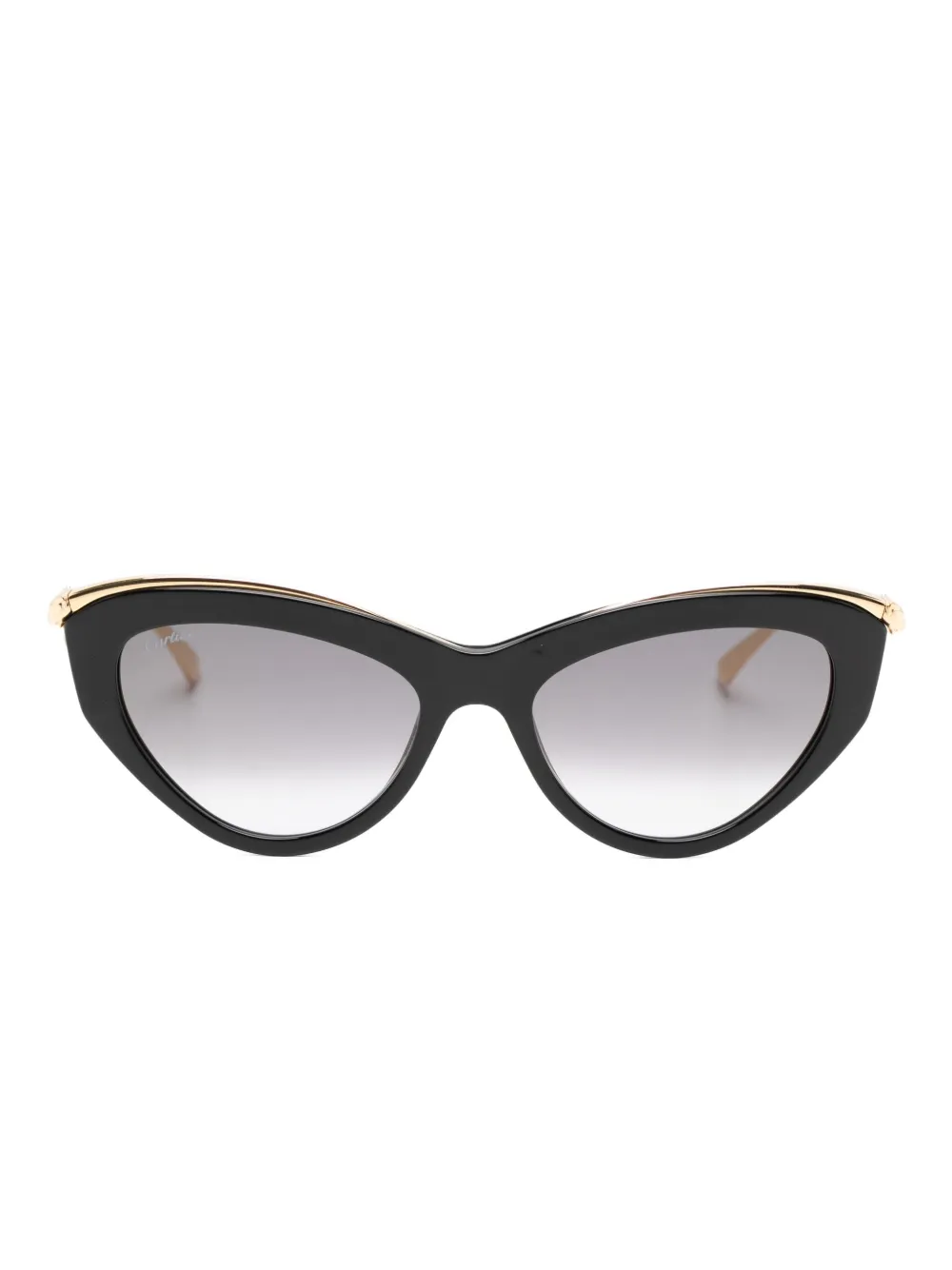 Cartier Eyewear パンテール キャットアイ サングラス - ゴールドトーン
