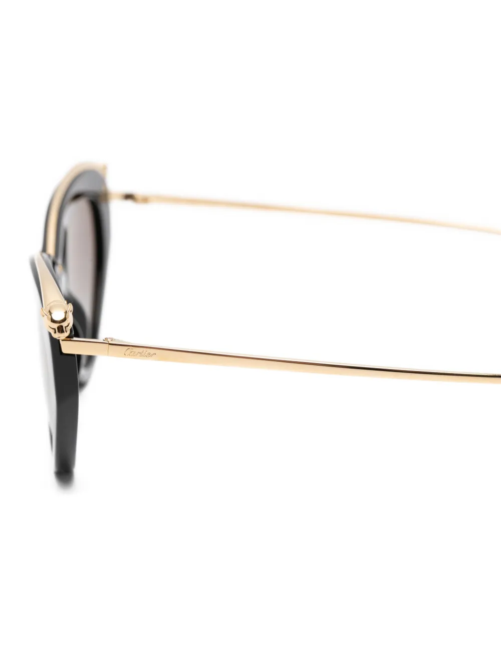 Cartier Eyewear Panthère zonnebril met cat-eye montuur Goud