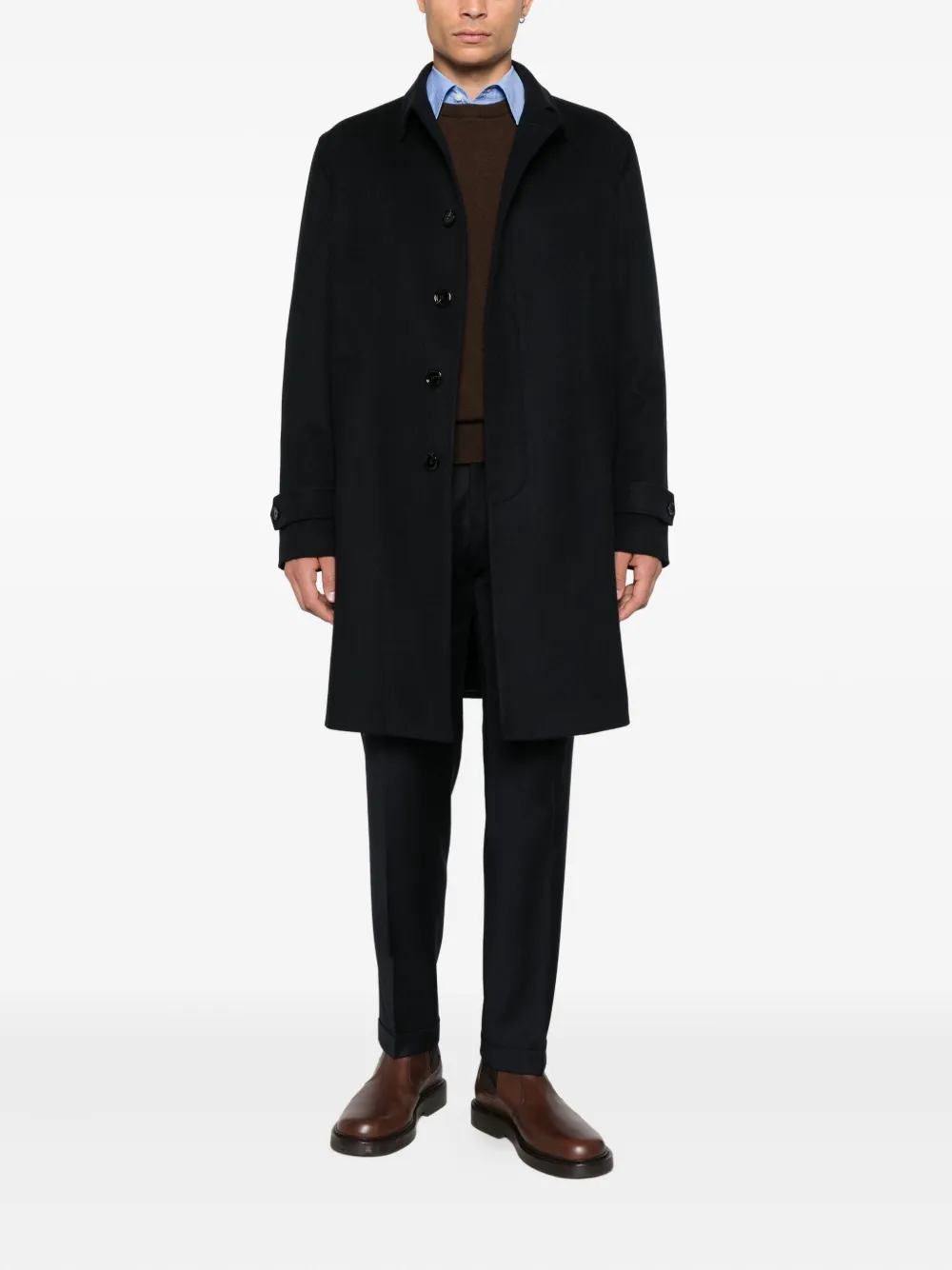 Lardini virgin-wool coat | Single Breasted Coats | Image 2