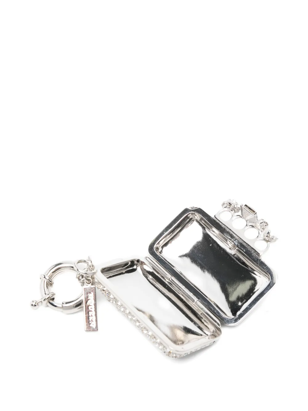  Alexander Mcqueen Knuckle Clutch Charm - Silver 