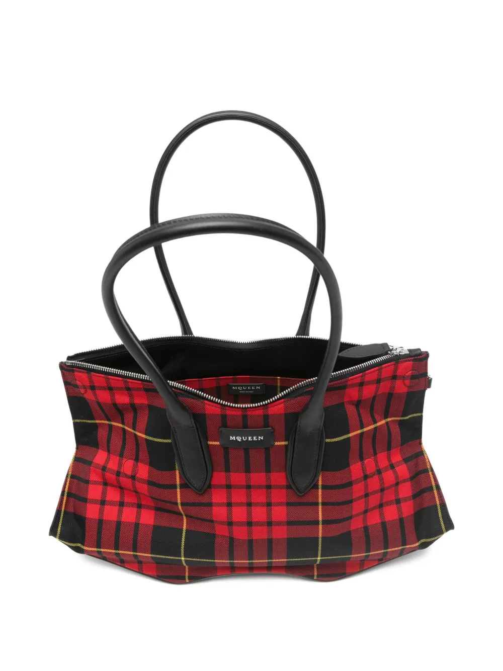 Manta tartan shoulder bag