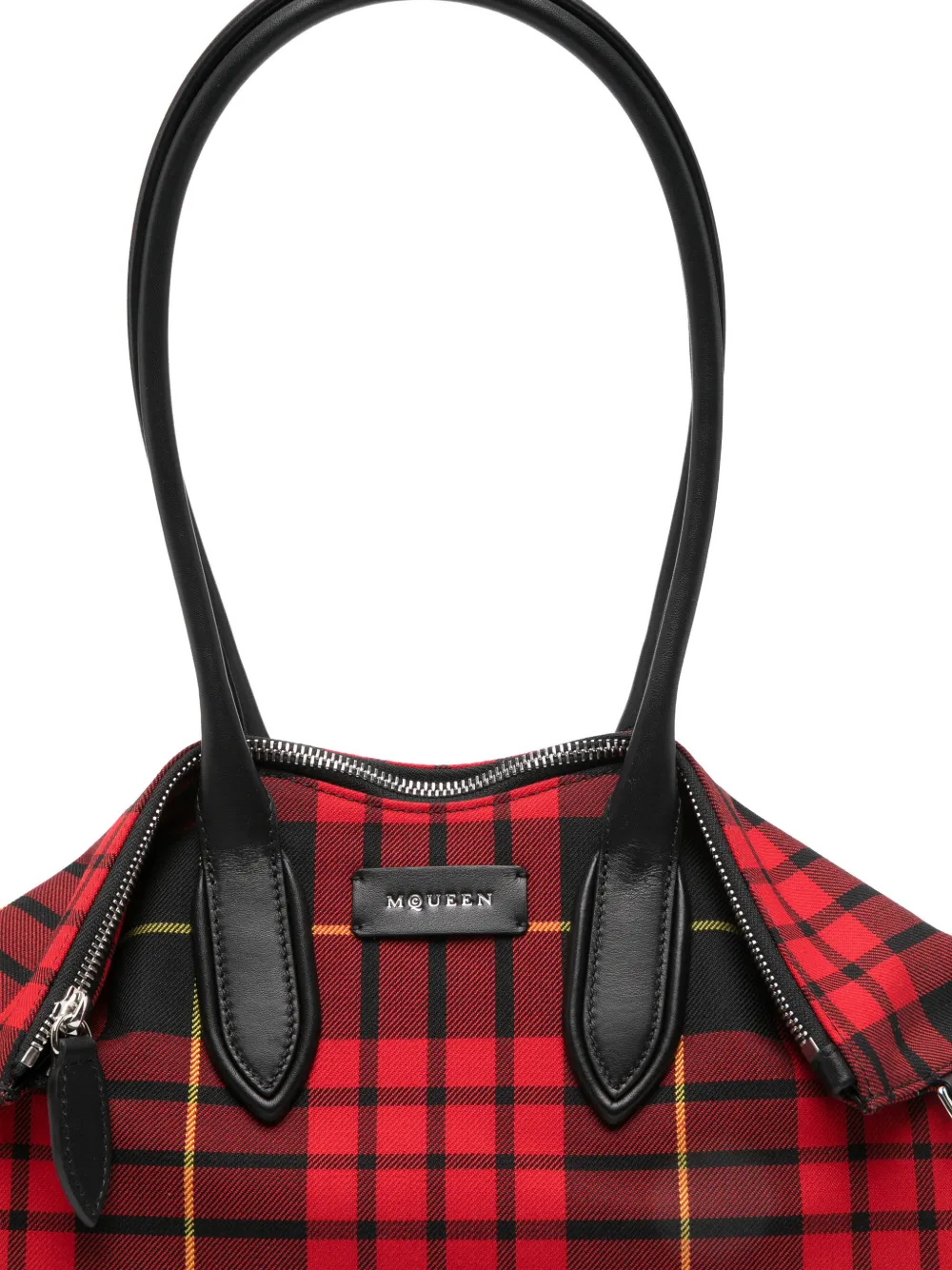 Manta tartan shoulder bag