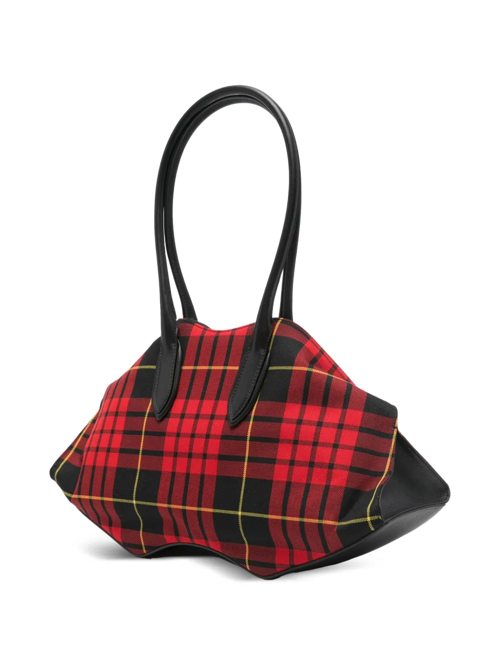Manta tartan shoulder bag