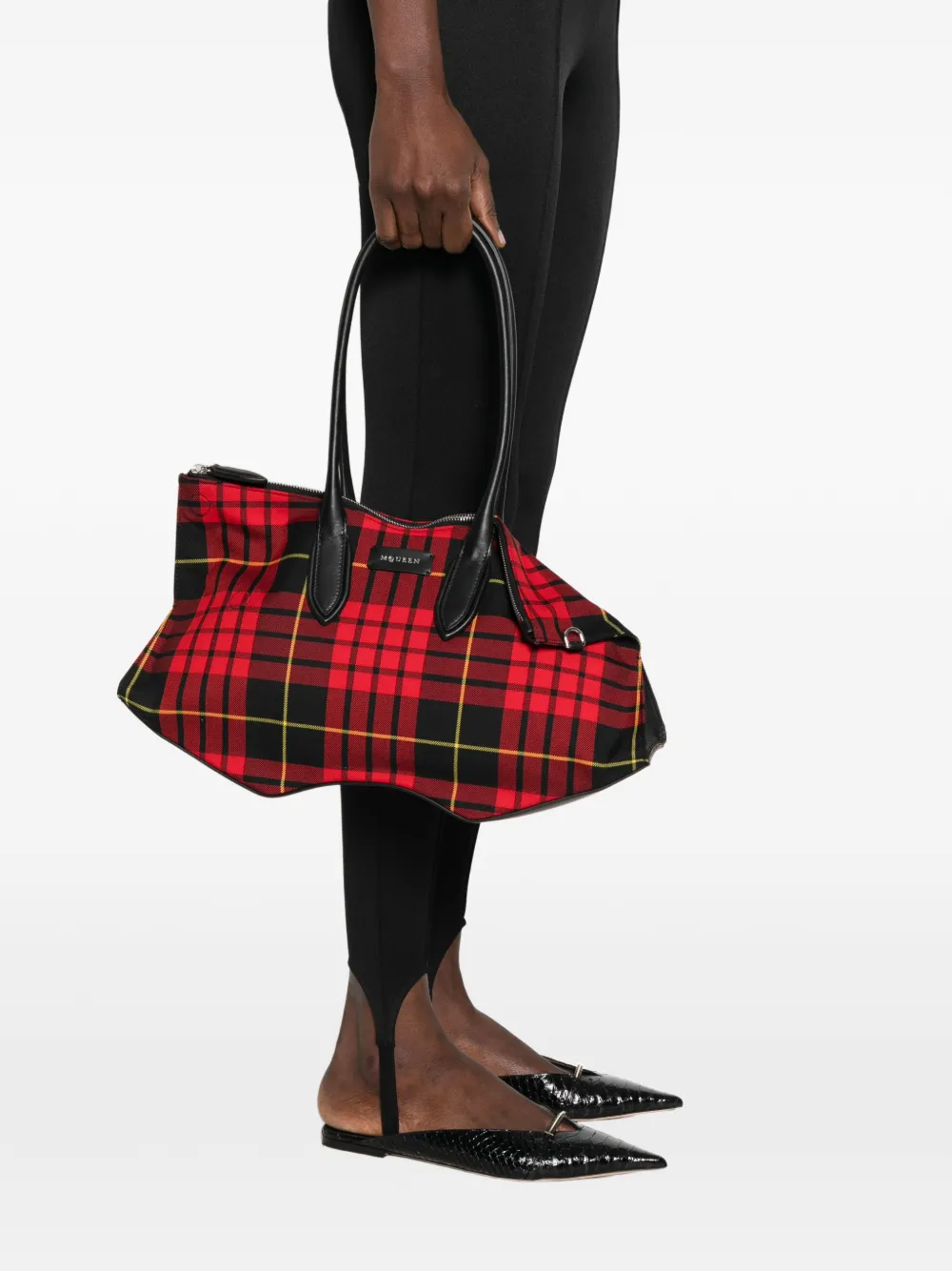 Manta tartan shoulder bag