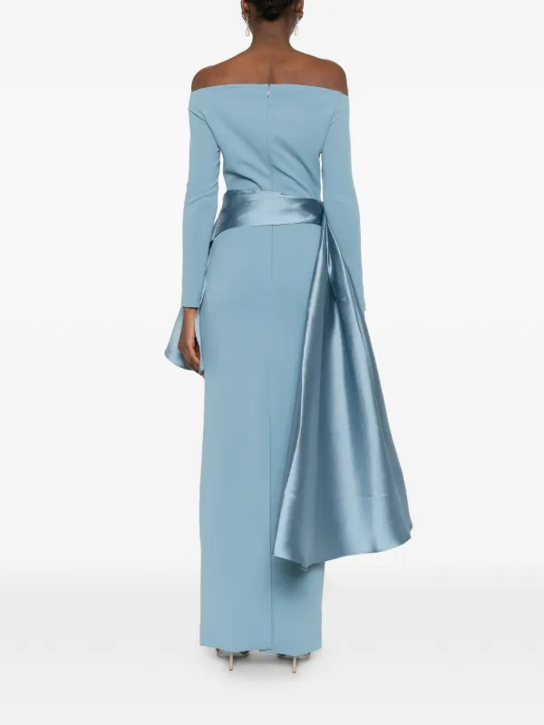 kiana maxi dress Solace London Kiana Maxi Dress | Blue