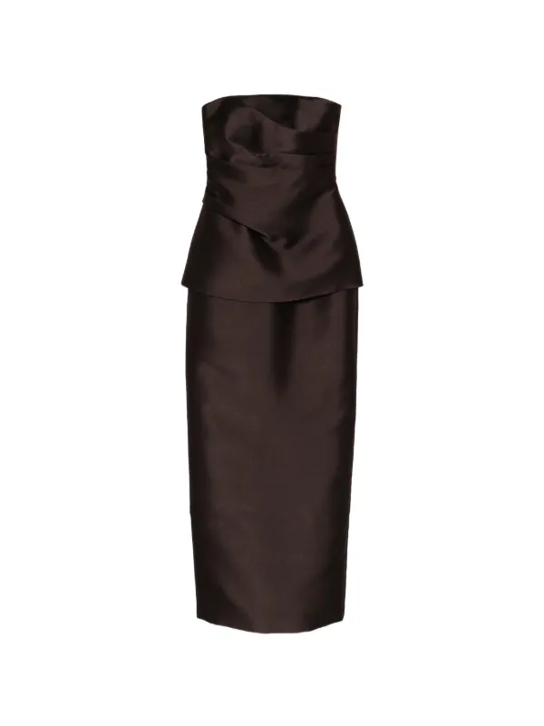 lucille strapless maxi dress Significant Other Lucile Strapless Fit & Flare Maxi Dress