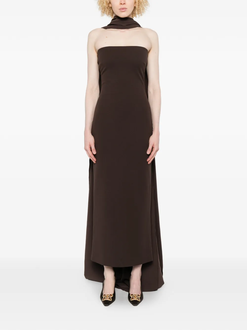 Martine Strapless Midi Dress